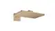 AXOR-HG-AXOR-ShowerSolutions-Kopfbrause-460-300-1jet-mit-Brausearm-und-eckiger-Rosette-Brushed-Red-Gold-35278310 gallery number 1